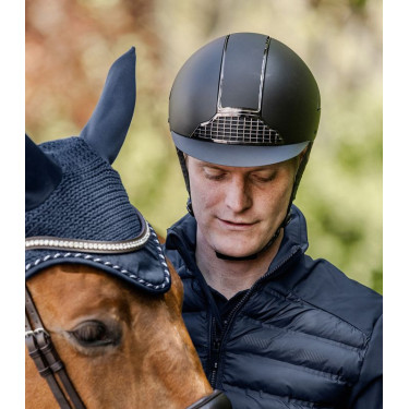 Casque équitation SWING H24 chrome sécurisé