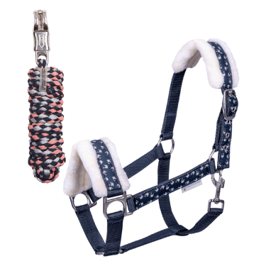 Set halster Waldhausen Lucky Nachtblauw / lucky