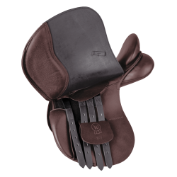 Waldhausen veelzijdigheidszadel Comfort leer Bruin