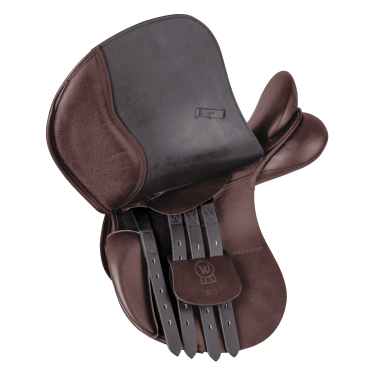 Waldhausen veelzijdigheidszadel Comfort leer Bruin Waldhausen veelzijdigheidszadel Comfort leer Bruin