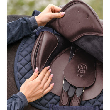 Waldhausen veelzijdigheidszadel Comfort leer Bruin Waldhausen veelzijdigheidszadel Comfort leer Bruin
