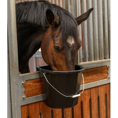 Seau d’écurie 20L robuste pour chevaux