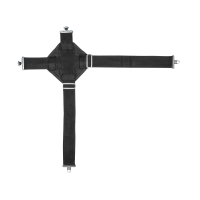 Rallonge sangle croisée Waldhausen Noir