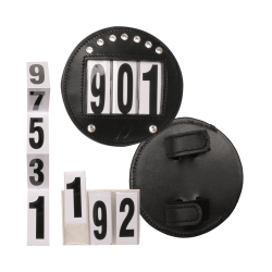 Numéros de tête Waldhausen cuir Noir