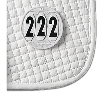 Numéros de départ arrondis Wladhausen tapis Blanc