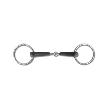 Mors Waldhausen en caoutchouc simple brisure