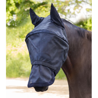 Vliegmasker paard Waldhausen met oren en neusbrug