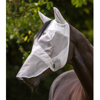 Waldhausen Premium vliegenmasker met oor- en neusbescherming Zilvergrijs