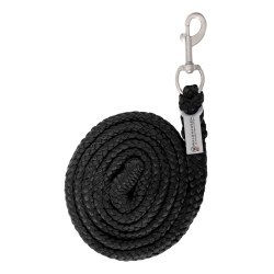 Longe van halster Waldhausen Plus met musketon Zwart