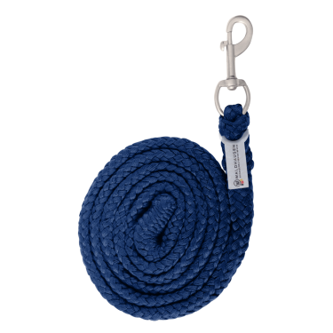 Longe van halster Waldhausen Plus met musketon Donkerblauw