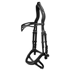 Waldhausen IJslands anatomisch hoofdstel Zwart / zilver
