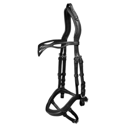 Waldhausen IJslands anatomisch hoofdstel Zwart / zilver
