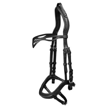 Waldhausen IJslands anatomisch hoofdstel Zwart / zilver