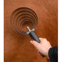 Étrille métallique Waldhausen ronde Noir Étrille métallique Waldhausen ronde Noir