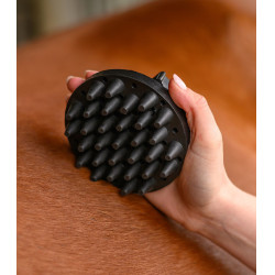 Étrille magique Waldhausen Rubber Groomer Noir