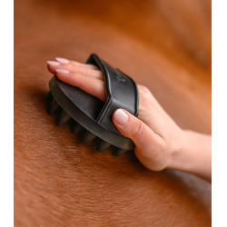 Étrille magique Waldhausen Rubber Groomer Noir