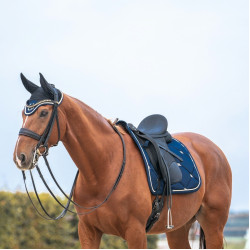 Tapis de Selle Dressage Night Collection Back On Track Bleu noble