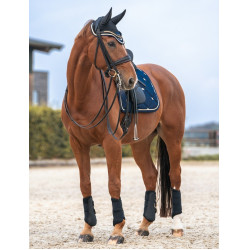 Tapis de Selle Dressage Night Collection Back On Track Bleu noble