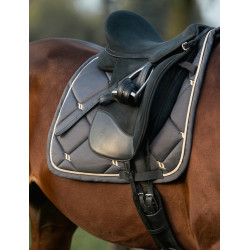Tapis de Selle Dressage Night Collection Back On Track Gris