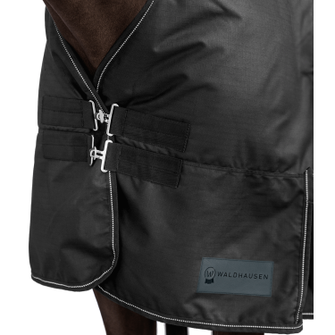 Waldhausen Nordic High Neck 200 g buitendeken Zwart Waldhausen Nordic High Neck 200 g buitendeken Zwart