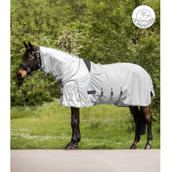 Couverture anti-mouches et anti-eczéma Waldhausen Protect Gris argent / gris