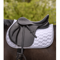 Tapis de selle Waldhausen Ancona Blanc / argent Tapis de selle Waldhausen Ancona Blanc / argent
