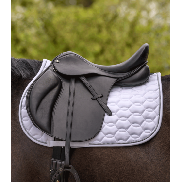 Tapis de selle Waldhausen Ancona Blanc / argent