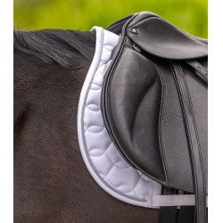 Tapis de selle Waldhausen Ancona Blanc / argent
