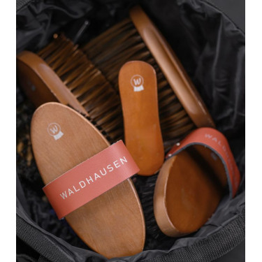 Brosse de pansage équitation poils naturels Waldhausen Brosse de pansage équitation poils naturels Waldhausen
