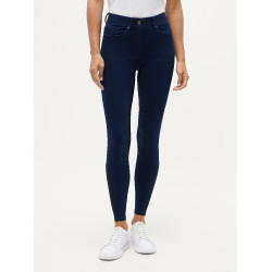 Pantalon d'équitation Tommy Hilfiger Equestrian en jean Hope femme Rinse Bleu