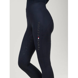 Legging Tommy Hilfiger Equestrian Elmira femme full grip à strass Bleu marine