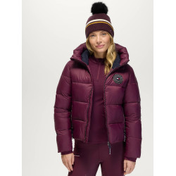 Bonnet à pompon Dean Tommy Hilfiger Equestrian Deep burgundy Bordeaux