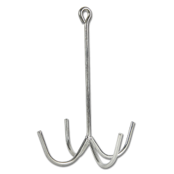Ancre 4 branches Waldhausen en métal Gris