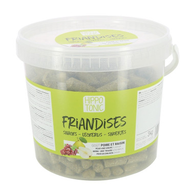 Paarden snoepjes met peren- en druivensmaak Hippotonic