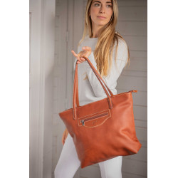 Pénélope Toti Tas Cognac Bruin Pénélope Toti Tas Cognac Bruin