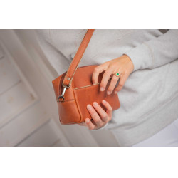 Sac Pénélope Laly Gold Doré / cognac Marron