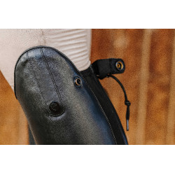Bottes cuir à lacets Equithème Noir