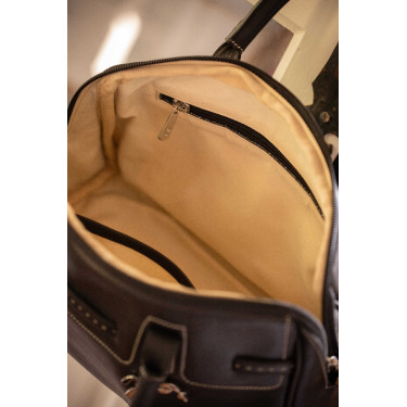 Elegante ruitersport handtas van Pénélope leer