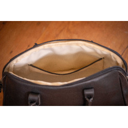 Sac à main élégant en cuir Pénélope Maëlys PM Cognac