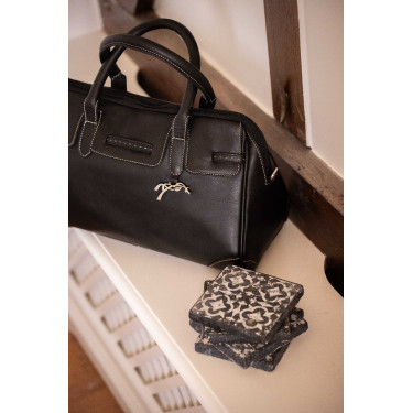 Elegante ruitersport handtas van Pénélope leer