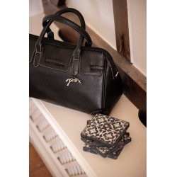 Sac à main élégant en cuir Pénélope Maëlys PM Cognac
