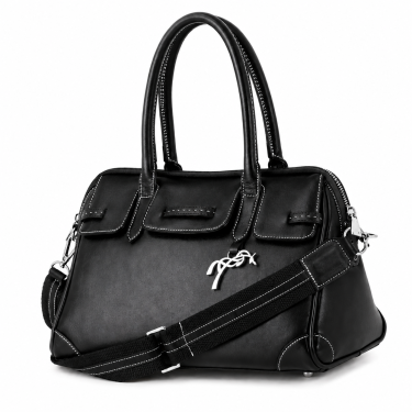 Elegante ruitersport handtas van Pénélope leer