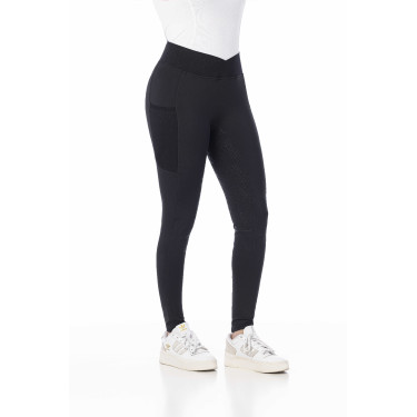Pantalon d'équitation legging Equithème avec fond silicone Pantalon d'équitation legging Equithème avec fond silicone