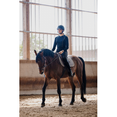 Pantalon d'équitation legging Equithème avec fond silicone Pantalon d'équitation legging Equithème avec fond silicone