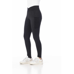 Pantalon d'équitation legging Equithème avec fond silicone Pantalon d'équitation legging Equithème avec fond silicone