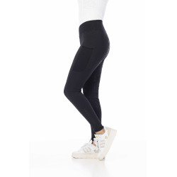 Pantalon d'équitation legging Equithème avec fond silicone Pantalon d'équitation legging Equithème avec fond silicone