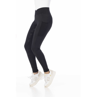 Pantalon d'équitation legging Equithème avec fond silicone Pantalon d'équitation legging Equithème avec fond silicone