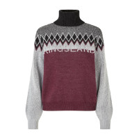 Pull tricoté à col roulé femme Kingsland KLMontez