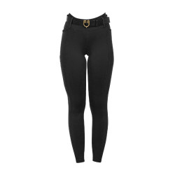 Meisjeslegging met hoge taille full grip met lusjes Equestro kinderen
