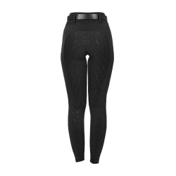 Legging fille taille haute full grip avec passants Equestro Legging fille taille haute full grip avec passants Equestro